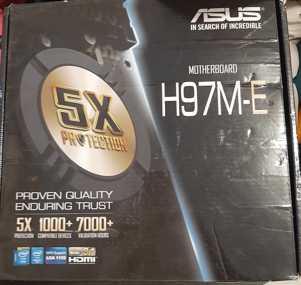 Produit Carte mère ASUS H97M-E Intel H97 LGA 1150 4xDDR3 32GB Micro ATX