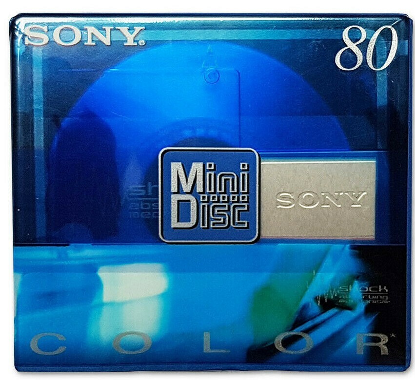 Produit Sony MDW80CRL – Blue Minidisc / 80 MINS Recordable Audio Music MD NEW